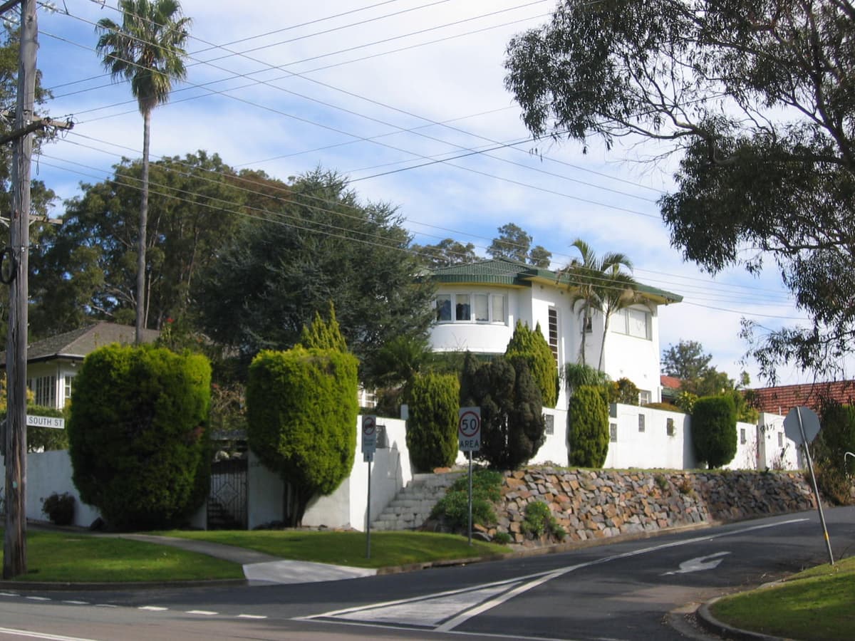 Houses on South Street, Adamstown Heights, Newcastle